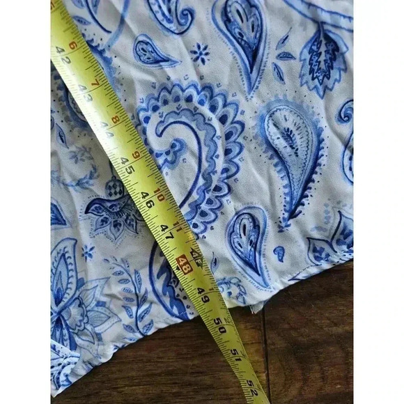 Show Me Your Mumu Off Shoulder Hacienda Blue White Floral Maxi Dress Women's S - Picture 5 of 9